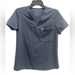FIGS Scrub Top Size XS Blue